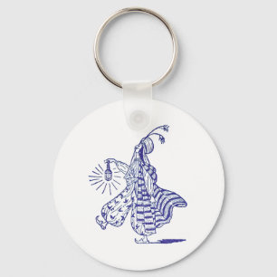 Aladdin en zijn elektrische lamp sleutelhanger