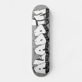 ALADDIN GRAFFITI NAME SKATEBOARD CUSTOM SCHAATS DE (Voorkant)