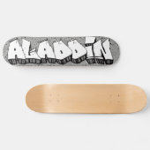 ALADDIN GRAFFITI NOM SKATEBOARD CUSTOM SKATE DECK (Horz)
