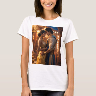 Aladdin & jasmin ontwerp t shurt t-shirt