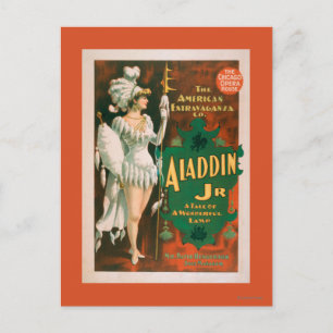 Aladdin Jr. Tale of a Wonderful Lamp Theater 2 Briefkaart
