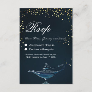 ALADDIN RSVP-KAART RSVP KAARTJE
