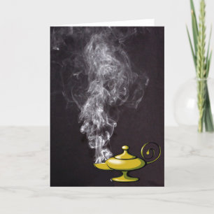 Aladdin's Lamp Greeting Card Kaart