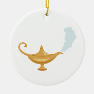 Aladdin's lamp keramisch ornament