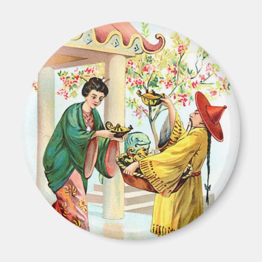 Aladdin's lamp magneet (Voorkant)