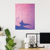 Aladdin's Lamp Roze en Paars Poster (Thuiskantoor)