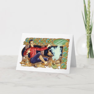 Aladdin's Lamp Wenskaart Kaart
