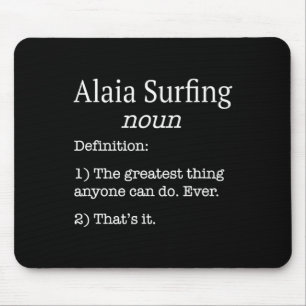 Alaia-surfers Alaia-surfster Grappige Nep-definiti Muismat