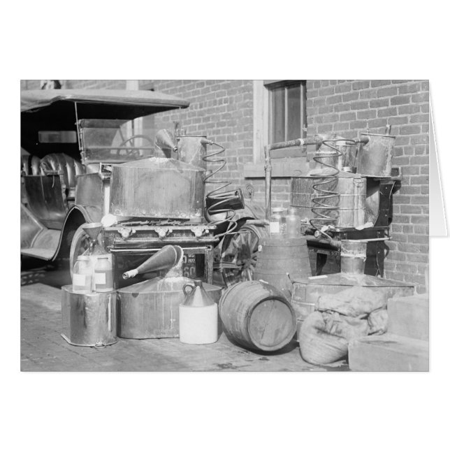 Alambic de moonshine confisqué, 1922 (Devant horizontal)