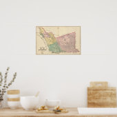 Alameda County map Poster (Keuken)