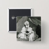 Alameen Ben Mohammed Vierkante Button 5,1 Cm (Voorkant /achterkant)