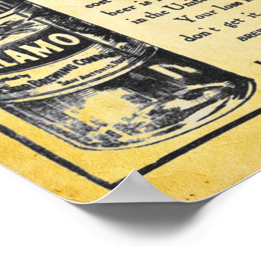  Alamo Beer Poster Print (Hoek)