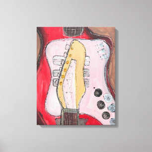Alamo Gitaar 1 Canvas Afdruk