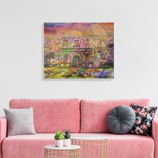 Alamo - Na de Herfst - Rechthoekige Canvaskunst Canvas Afdruk (Insitu (Woonkamer))