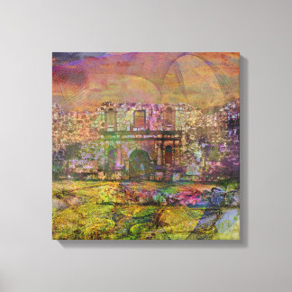 Alamo - Na de Herfst - Square Canvas Art Afdruk