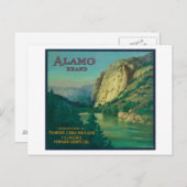 Alamo Oranje LabelFillmore, CA Briefkaart (Voorkant / Achterkant)