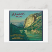Alamo Oranje LabelFillmore, CA Briefkaart (Voorkant)