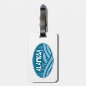 Alamosa Colorado Buiten Bagagelabel (Achterkant verticaal)