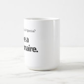 Alan Arqueza Faites un milliardaire. Morpher Mug (Centre)