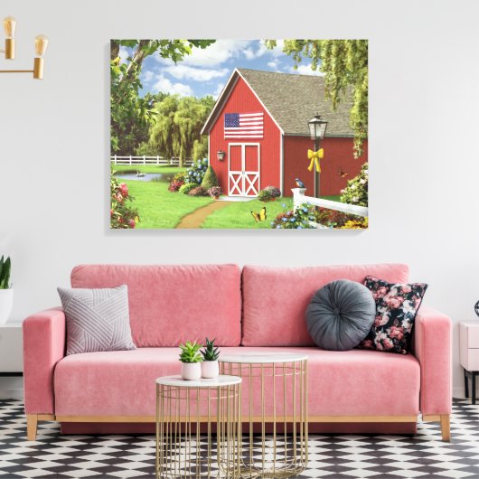 Alan Giana "Altijd herinneren" Canvas Print (Insitu (Woonkamer))