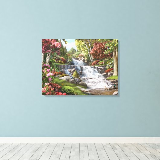 Alan Giana "Bij de Herfsten" Canvas Print (Insitu (Houten vloer))