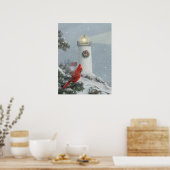 Alan Giana "Cardinaal Light"-Poster Poster (Keuken)