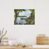 Alan Giana "Down by the Water" Poster (Keuken)