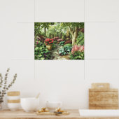 Alan Giana "Dragonfly Garden" Poster (Keuken)