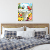 Alan Giana "Garden Friends" Canvas Print (Insitu (Slaapkamer))