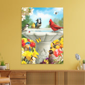 Alan Giana "Garden Friends" Canvas Print (Insitu (Woonkamer))