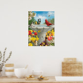 Alan Giana "Garden Friends" Poster (Keuken)