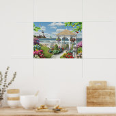 Alan Giana "Gazebo by the Zee" Poster (Keuken)