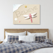 Alan Giana "Geloof" Canvas Print (Insitu (Slaapkamer))