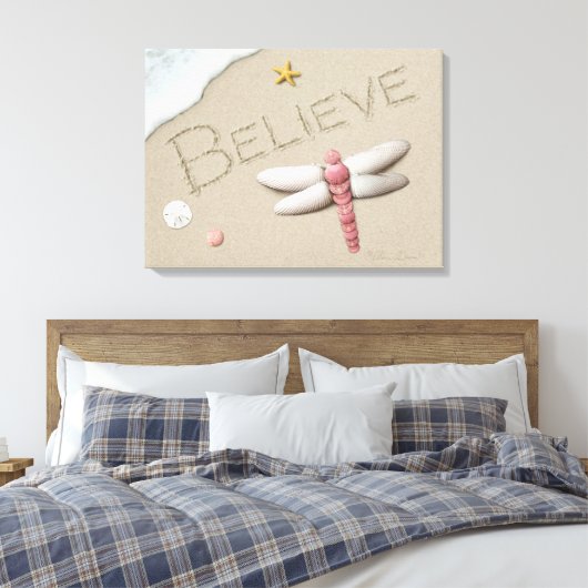 Alan Giana "Geloof" Canvas Print (Insitu (Slaapkamer))