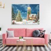 Alan Giana "Gingerbread Light 2" Canvas Print (Insitu (Woonkamer))