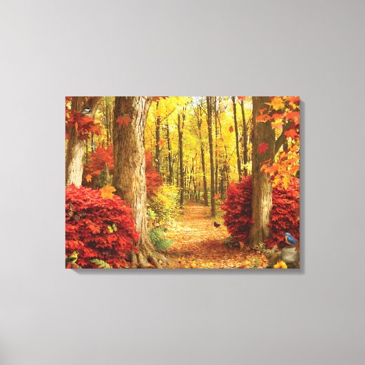 Alan Giana "Herfst Bossen" Canvas Print (Voorkant)