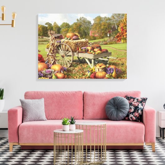 Alan Giana "Herfst Schatten" Canvas Print (Insitu (Woonkamer))