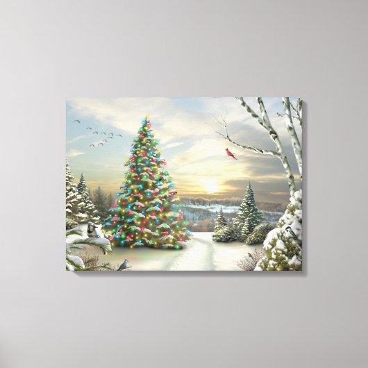 Alan Giana "Kerstmorgen" Canvas Print (Voorkant)