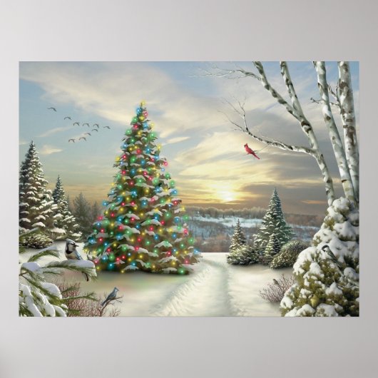 Alan Giana "Kerstmorgen" Poster (Voorkant)