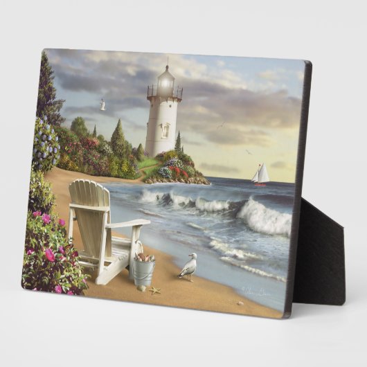 Alan Giana "L'Endroit Parfait" Plaque d'Easel (Côté)