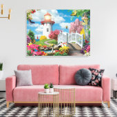 Alan Giana "Lente Licht" Canvas Print (Insitu (Woonkamer))