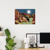 Alan Giana "Midnight" Poster (Thuiskantoor)