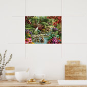 Alan Giana "Natuur Embrace"-Poster Poster (Keuken)