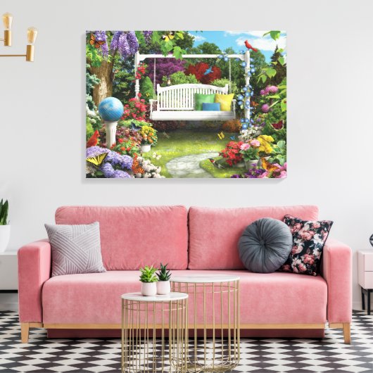 Alan Giana "Natuur zingt voor mij 3" Canvas Print (Insitu (Woonkamer))