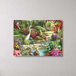 Alan Giana "Natuur's Embrace" Vinyl Fotobehang Canvas Afdruk
