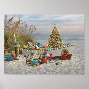 Alan Giana "Nautical Noel" Poster