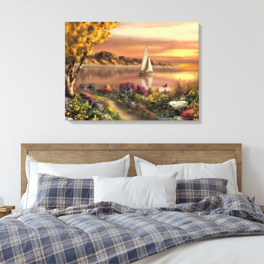 Alan Giana "Onward" Canvas Print (Insitu (Slaapkamer))
