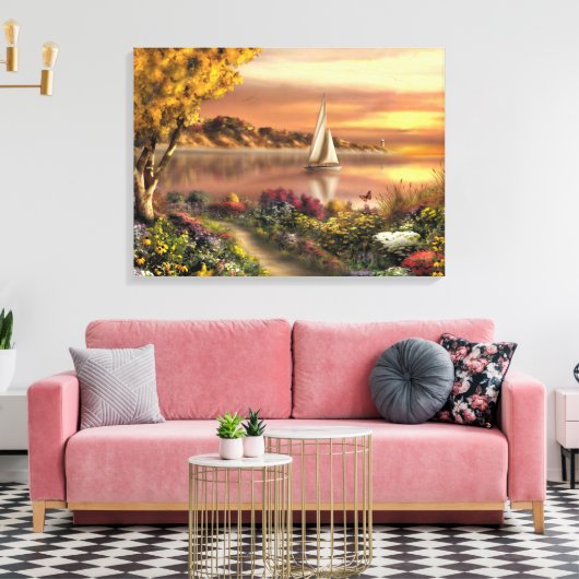 Alan Giana "Onward" Canvas Print (Insitu (Woonkamer))