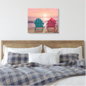 Alan Giana "Rust 3" Canvas Print (Insitu (Slaapkamer))