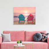 Alan Giana "Rust 3" Canvas Print (Insitu (Woonkamer))
